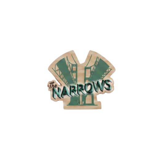 The Narrows - Tiny Tacoma Magnet