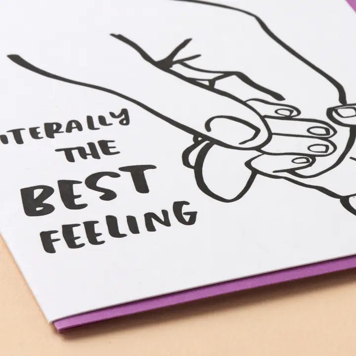 Tiny Hand New Baby Greeting Card