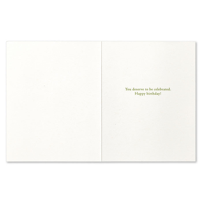 Treasure this day, and treasure yourself - Birthday Card