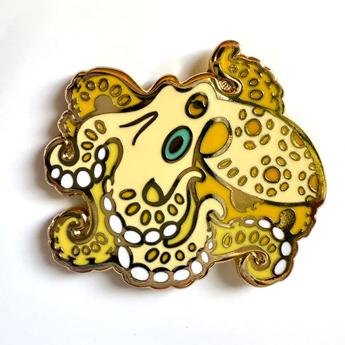 Two-Spot Octopus Enamel Pin