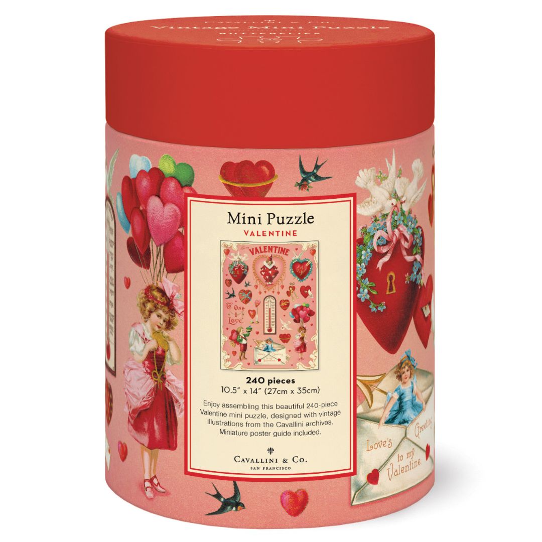 Cavallini & Co. 240 Piece Mini Puzzle - Valentines