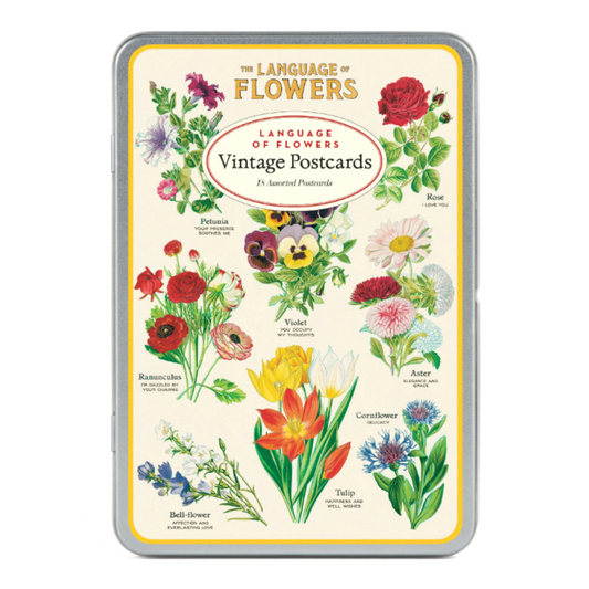 Cavallini & Co. Language of Flowers Postcards