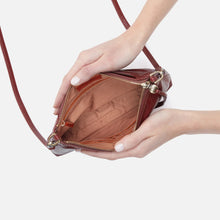 Load image into Gallery viewer, henna color crossbody bag by hobo open view
