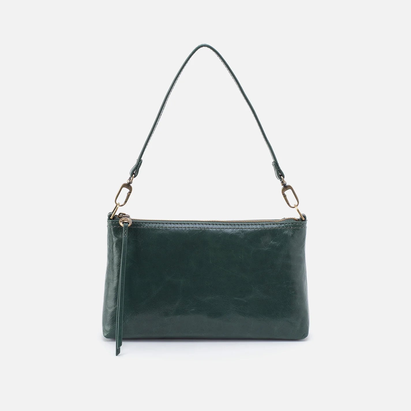 green leather crossbody bag
