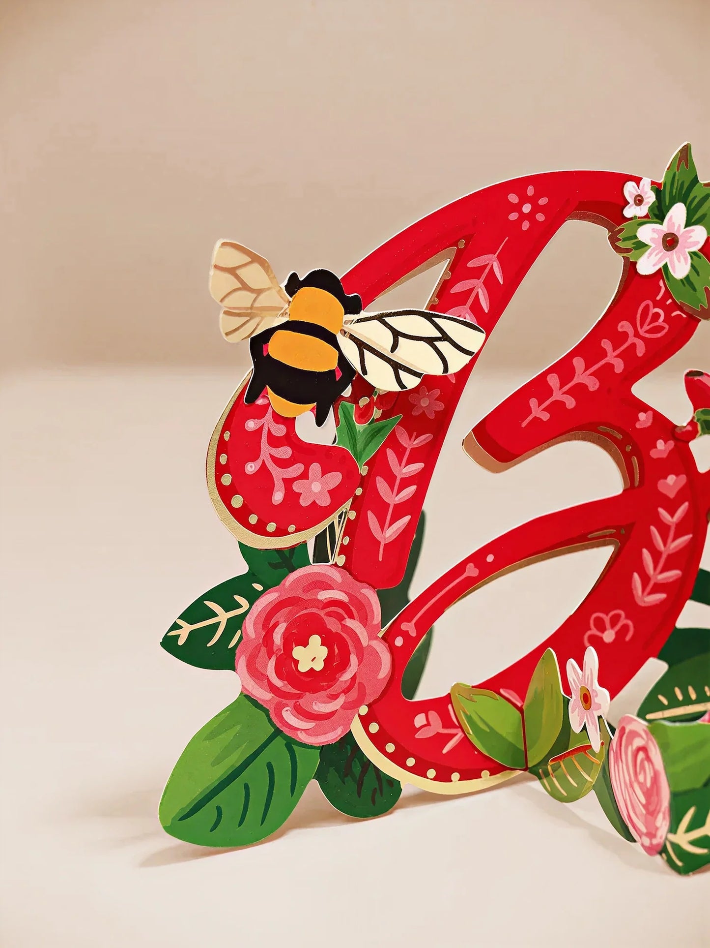Mini Valentine's Wishes Pop-Up Card