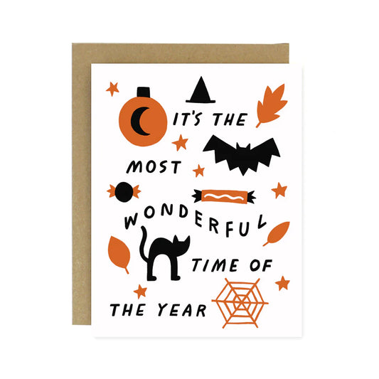 Halloween Most Wonderful Time of the Year Card