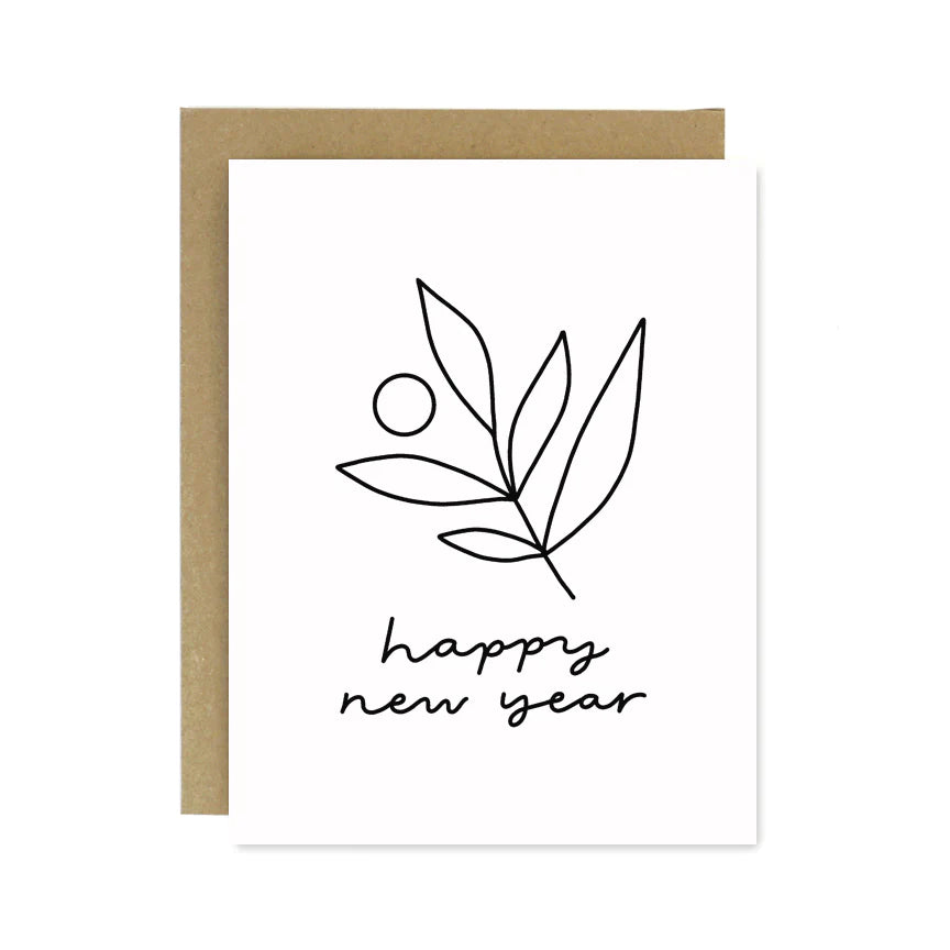 Happy New Year Branch Card