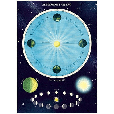 Cavallini & Co. Wrap - Astronomy Chart
