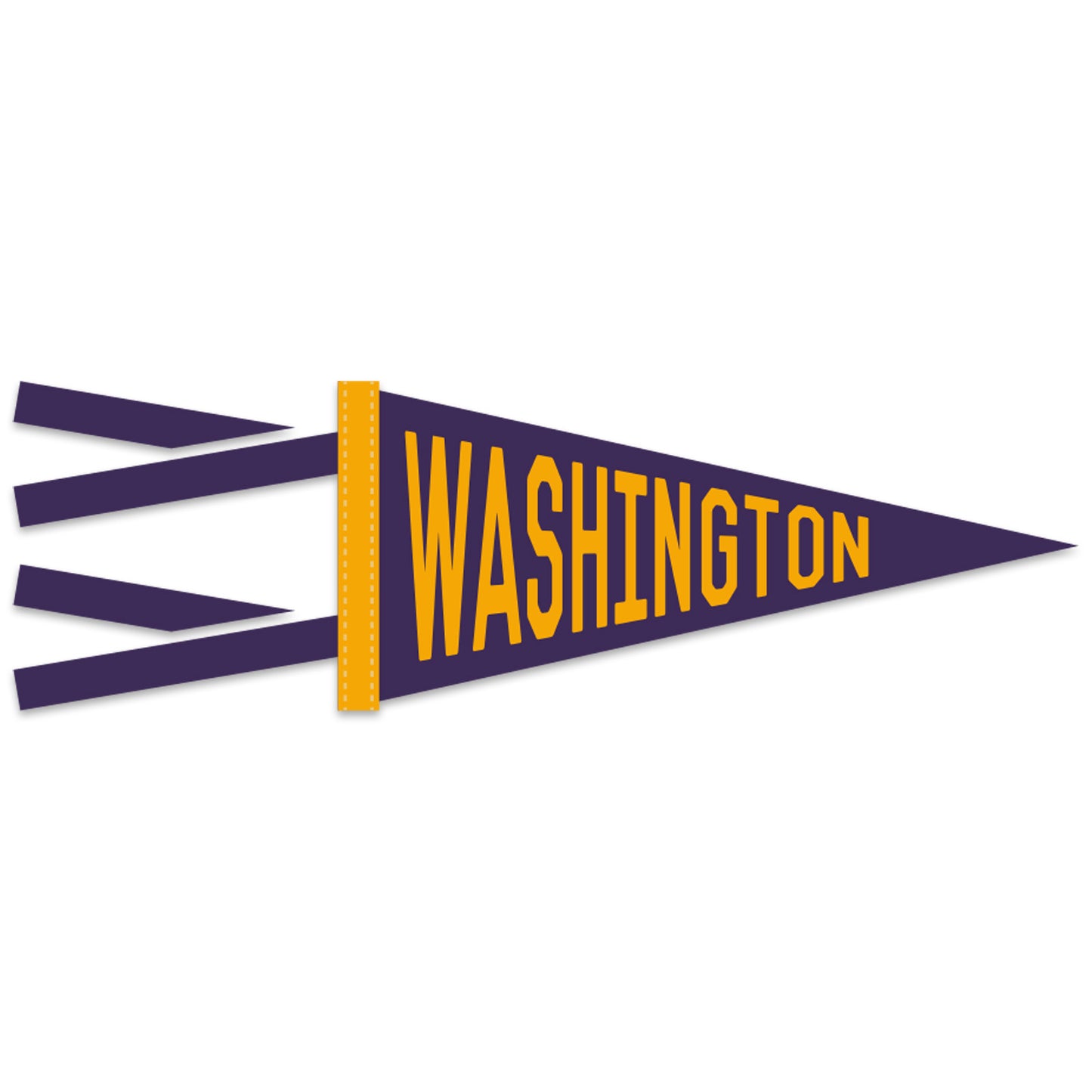 Washington Pruple Mini Pennant