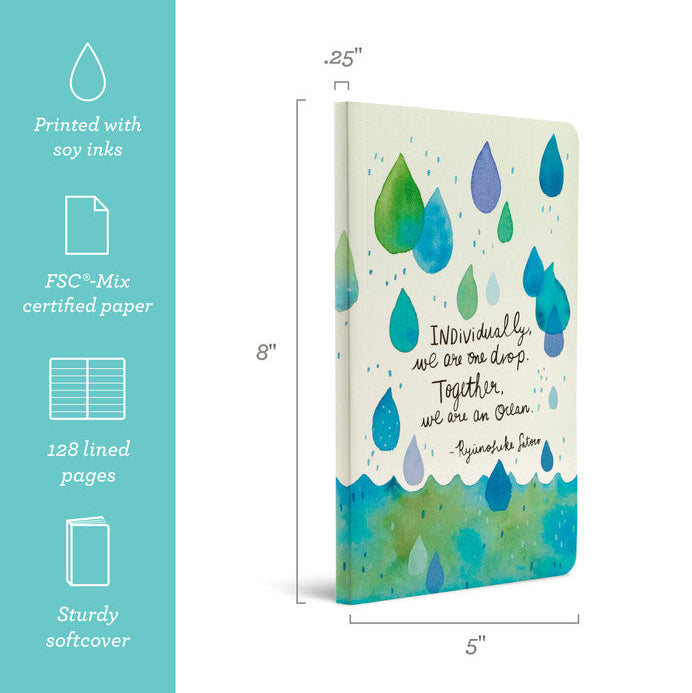 Write Now Journal - Individually We Are One Drop