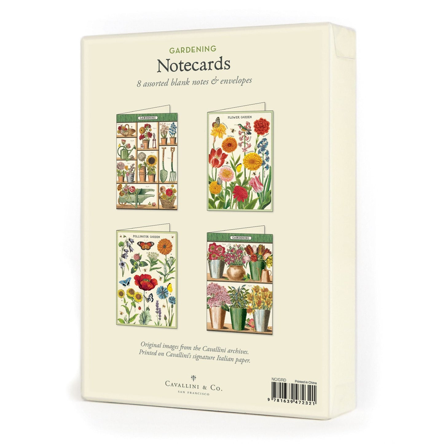 Cavallini & Co. Boxed Note Cards - Gardening