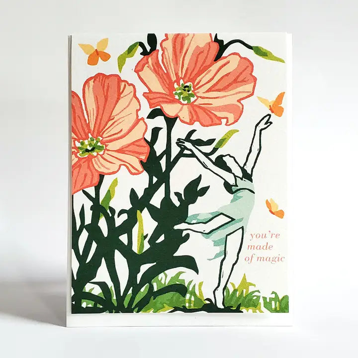 You're Made Of Magic Fairy Dance Birthday Card