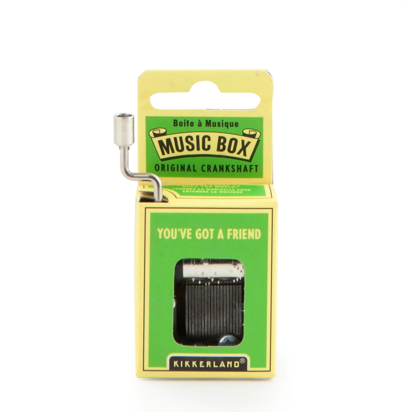Crankshaft music box with You've Got a Friend song