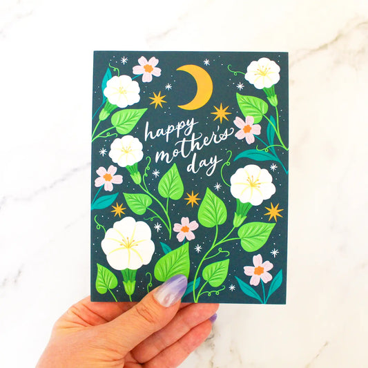 Moonflower Mother's Day Card