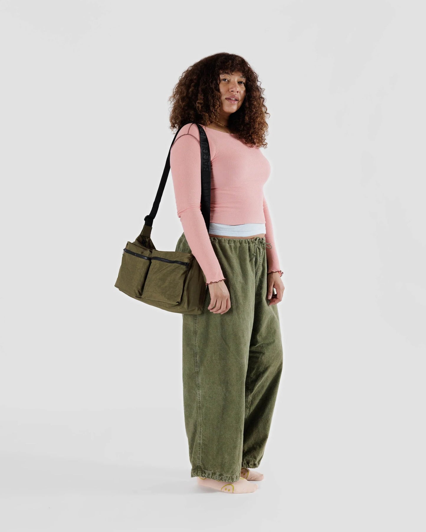 Baggu Large Cargo Crossbody - Seaweed