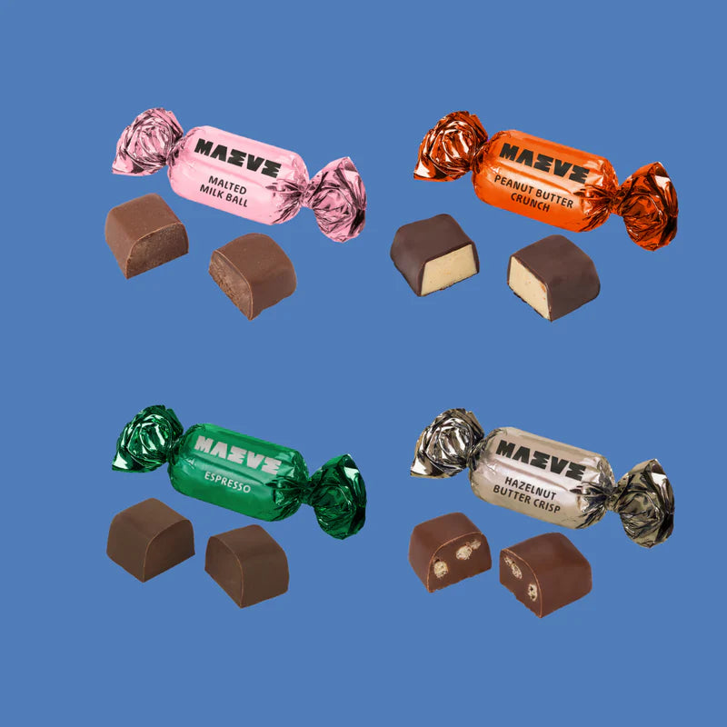 More BonBons! Malted Milk Ball, Peanut Butter Crunch, Espresso, & Hazelnut Butter Crisp