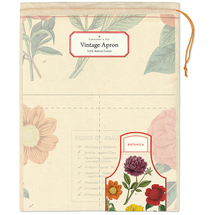 Cavallini & Co. Vintage Apron - Botanica