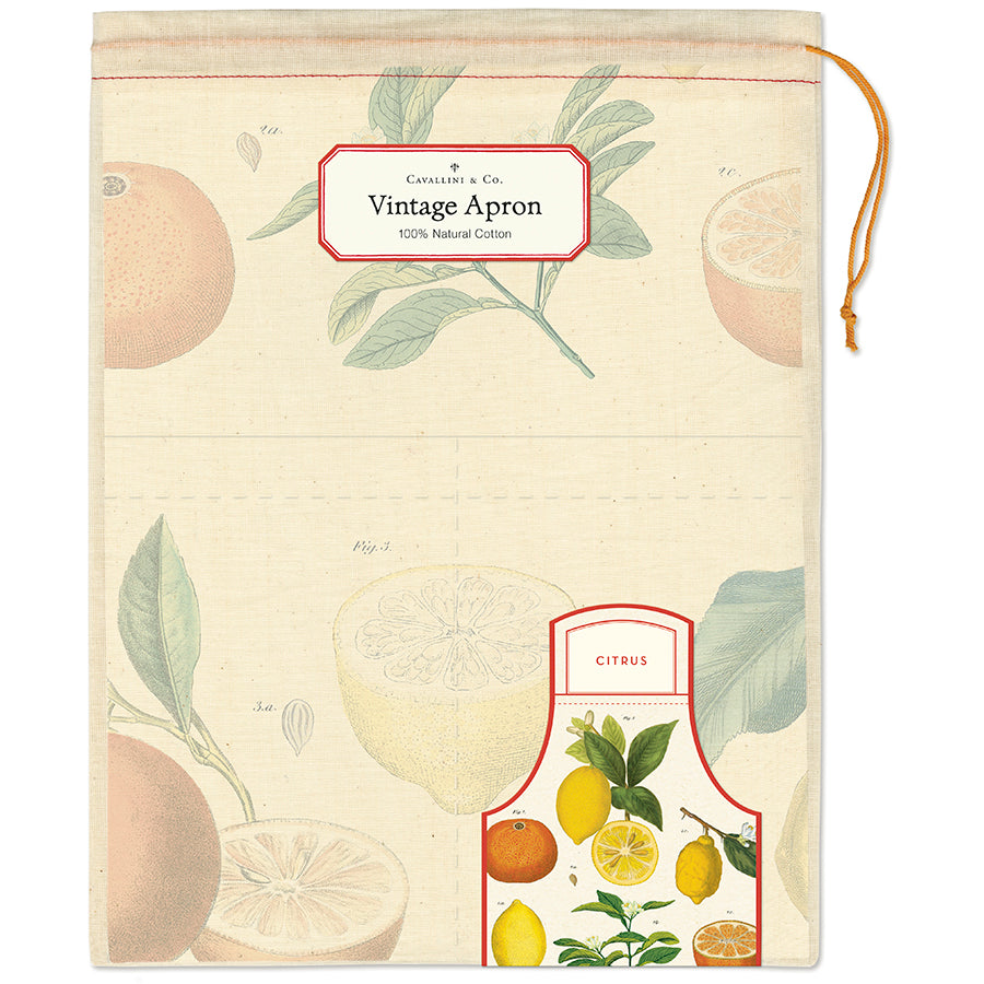 Apron in it's muslin packaging