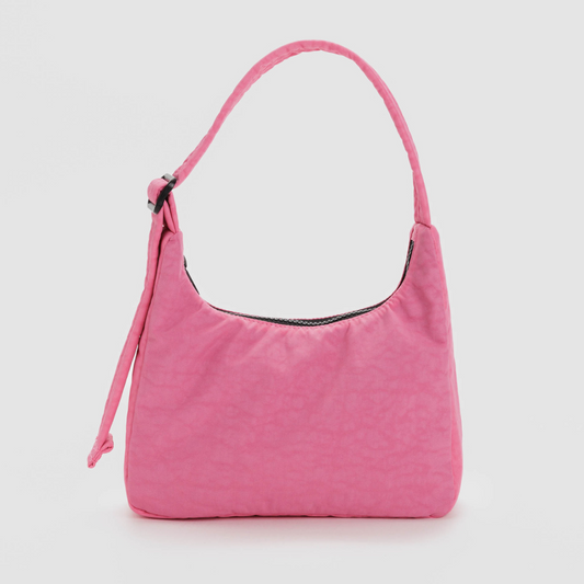 Baggu Mini Nylon Shoulder Bag - Azalea Pink