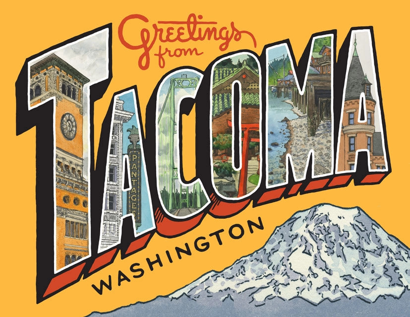 Greetings From Tacoma Postcard