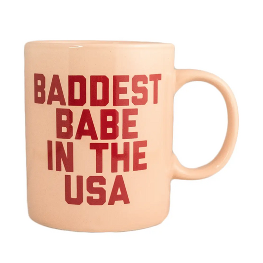 Golden Gems Mug - Baddest Babe in the USA