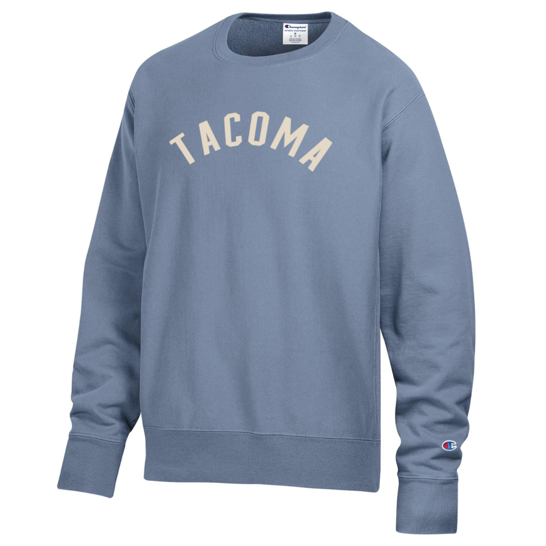 Champion Tacoma Embroidered Crewneck Sweatshirt - Wildflower Blue