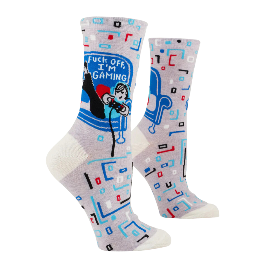 F*ck Off, I'm Gaming Women's Crew Socks