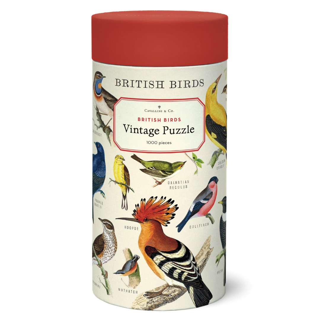 Cavallini & Co. 1000 Piece Puzzle - British Birds