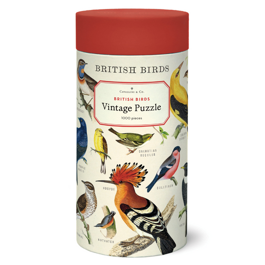 PRE SALE Cavallini & Co. 1000 Piece Puzzle - British Birds