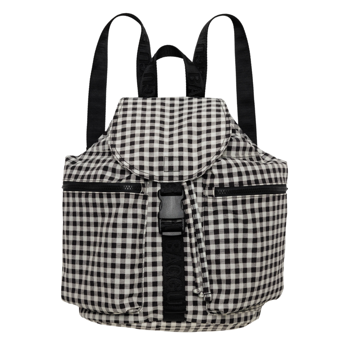 Baggu Sport Backpack - Black & White Gingham