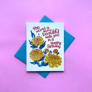 Beautiful Birthday Mums Card