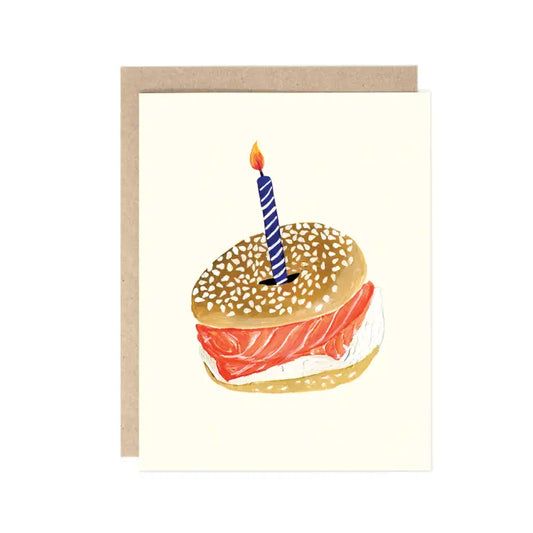 Birthday Bagel Card