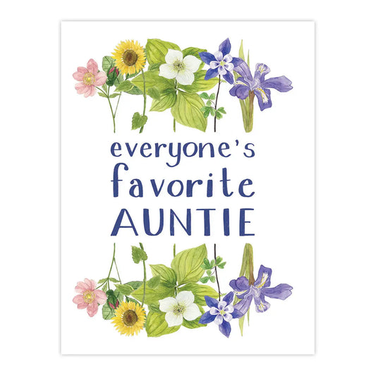 Everyone's Favorite Auntie Card