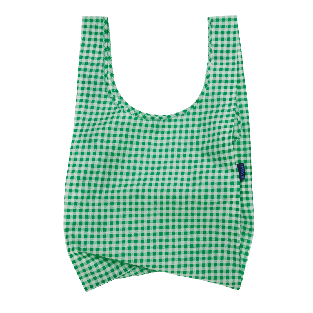 Baggu Standard Bag - Green Gingham