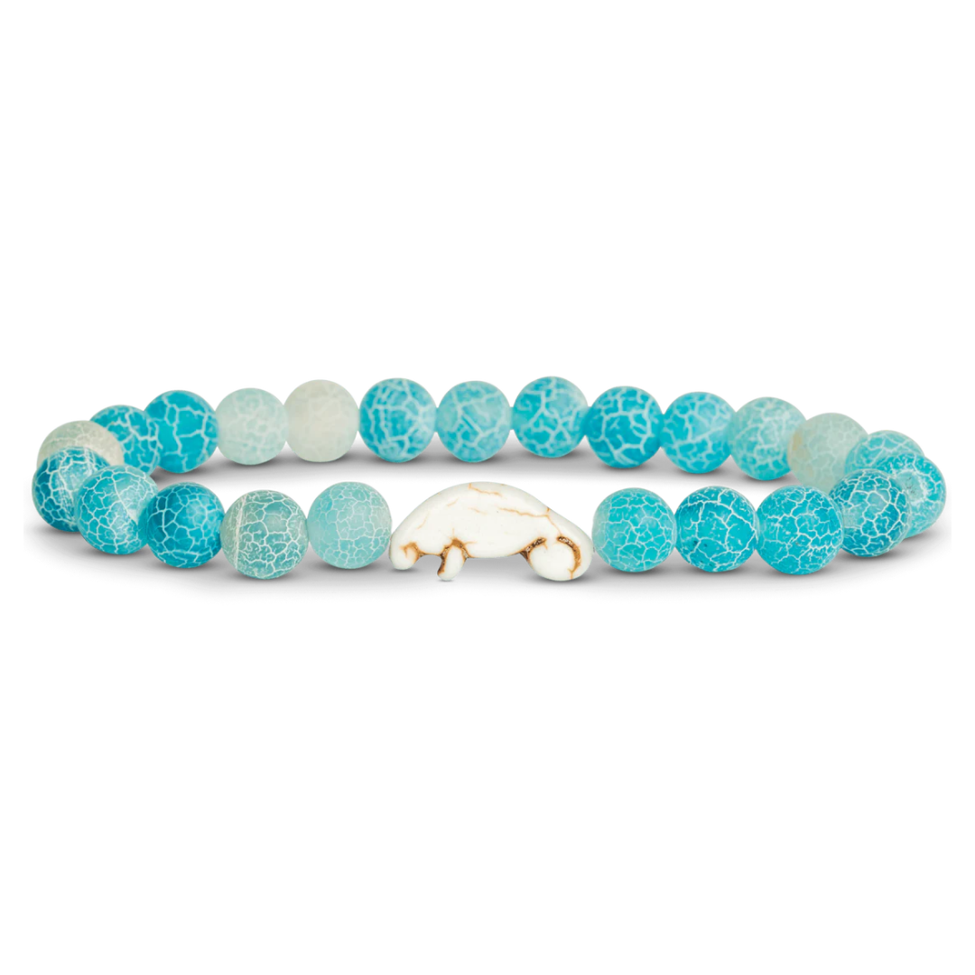 Fahlo The Drift Manatee Tracking Bracelet - Aqua Blue