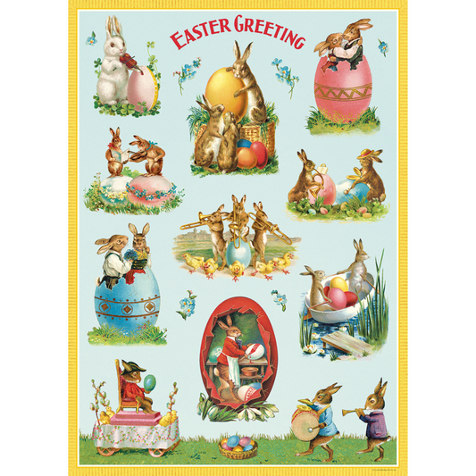 Cavallini & Co. Wrap - Easter Bunnies