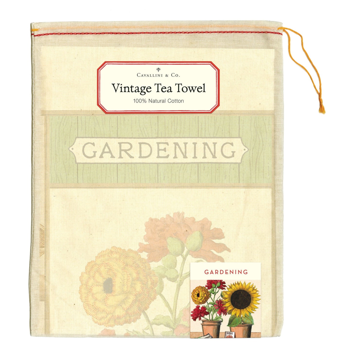 Cavallini & Co. Tea Towel - Gardening
