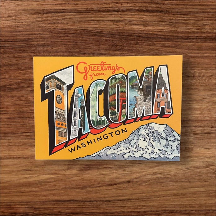 Greetings From Tacoma Postcard