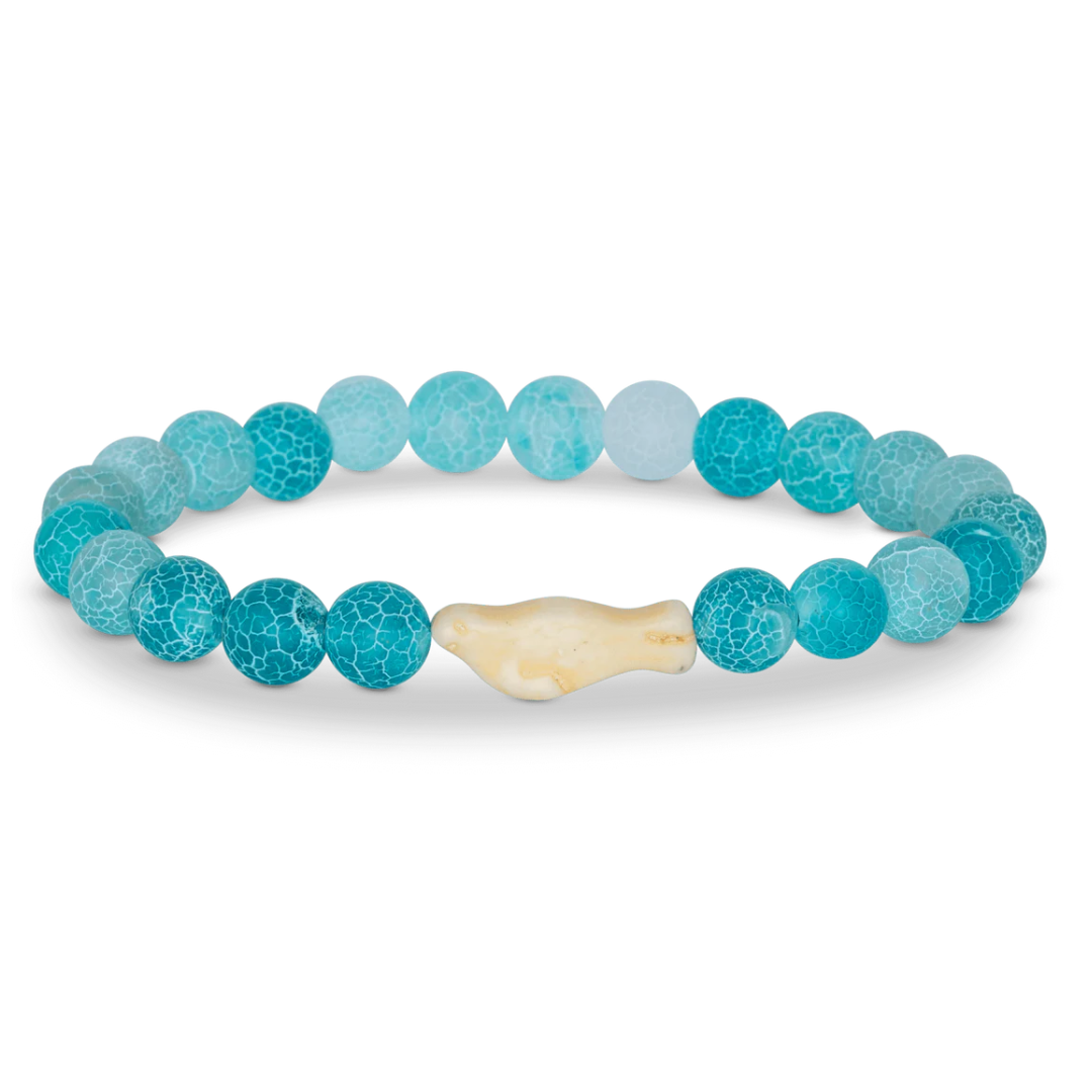 Fahlo The Glide Seal Tracking Bracelet - Aqua Blue