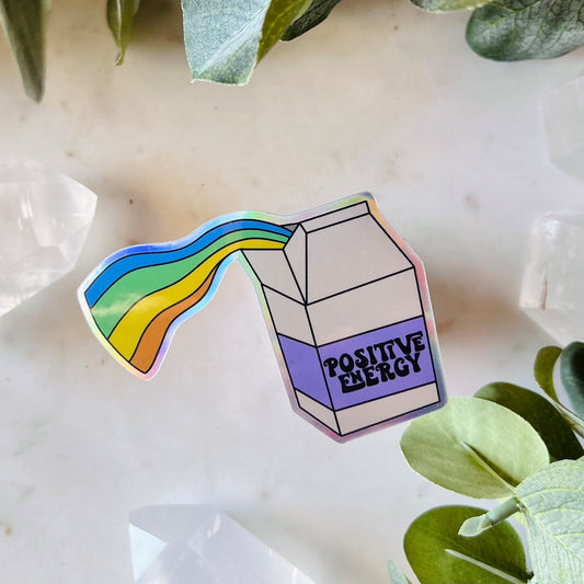 Holographic Sticker - Positive Energy