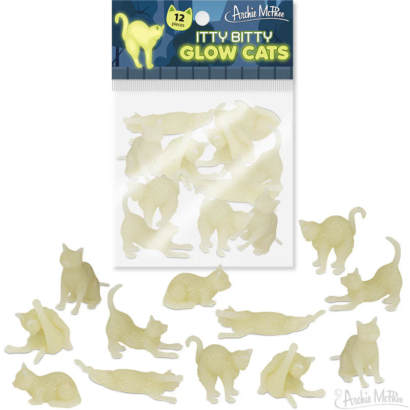 Itty Bitty Cats Glow Bag of 12