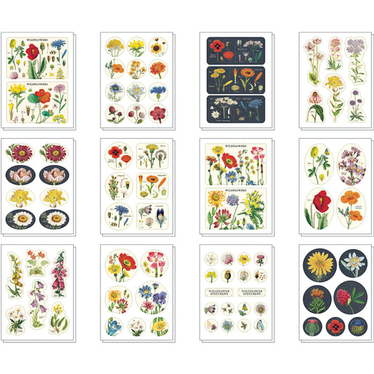 Cavallini & Co. Stickers - Wildflowers