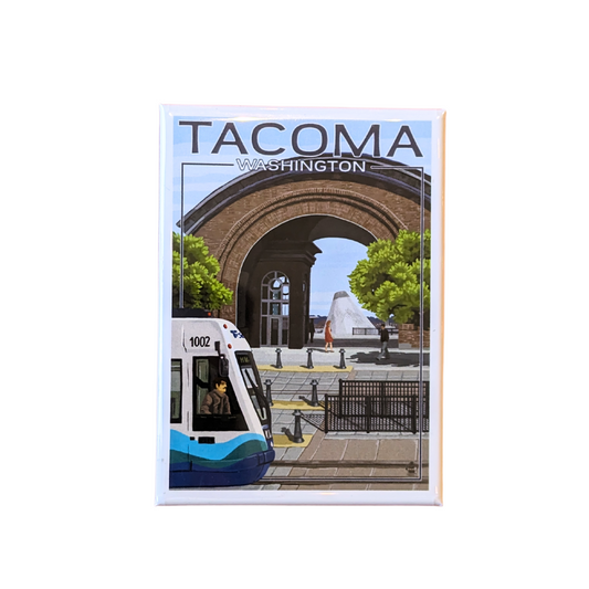 Tacoma, WA Lightrail and History Museum Magnet