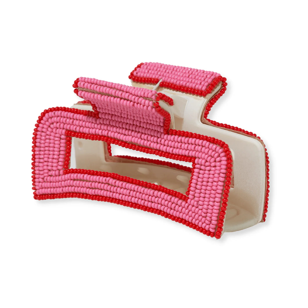 Lola Pink with Piped Edges Claw