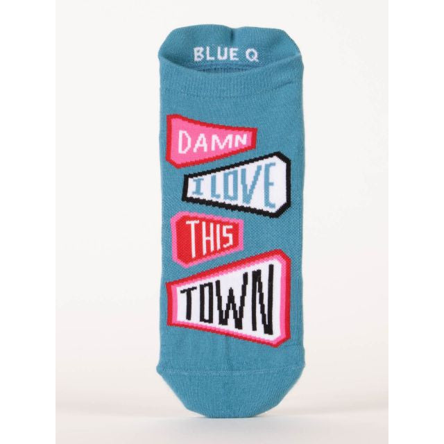 Damn I Love This Town Sneaker Socks