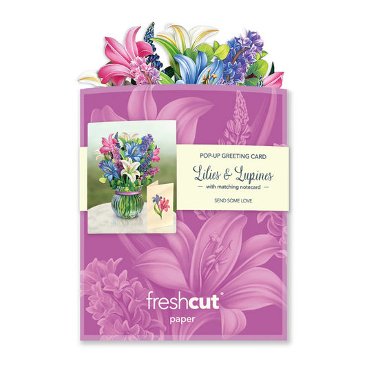 FreshCut Paper Mini Lillies & Lupines