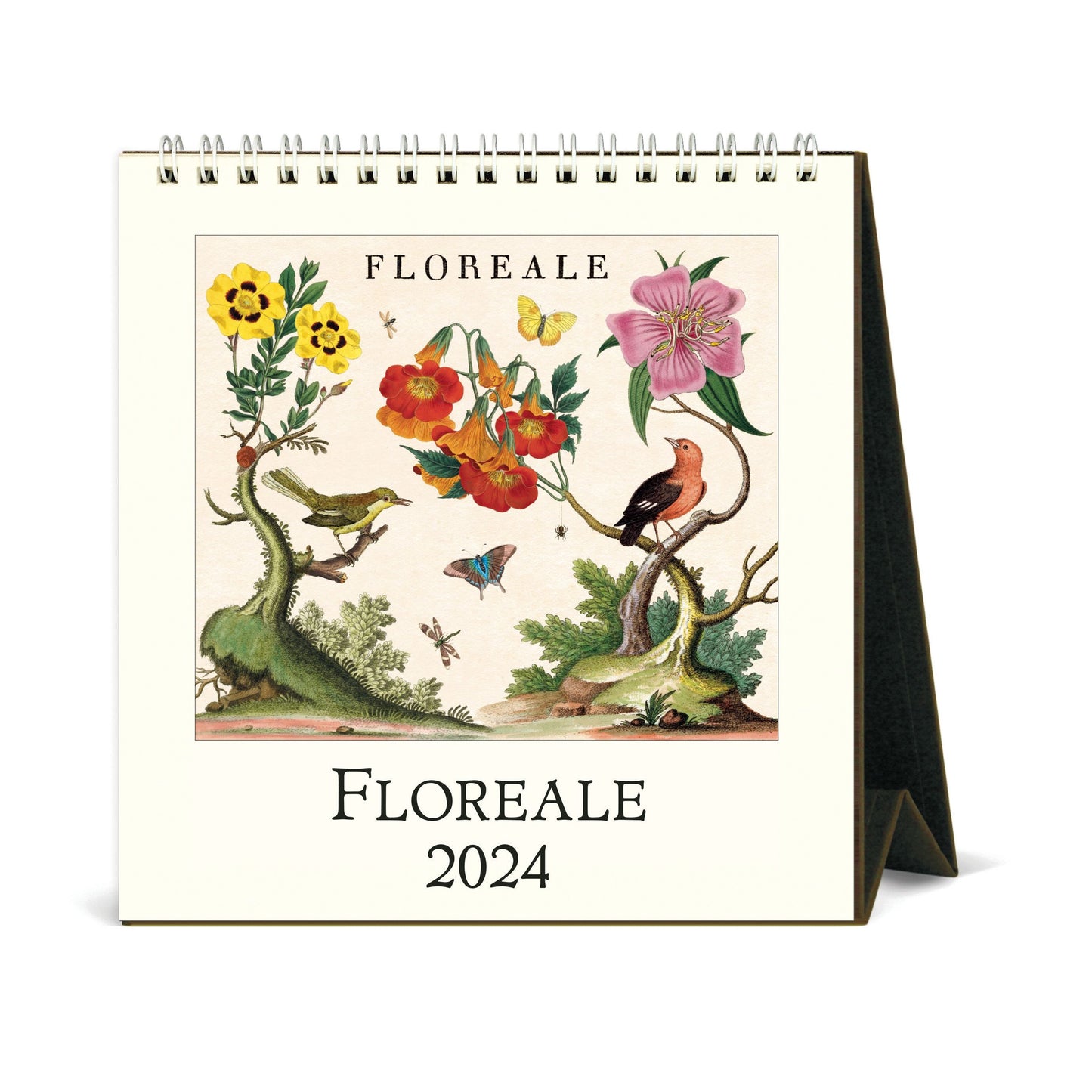 Cavallini & Co. 2024 Desk Calendar - Floreale