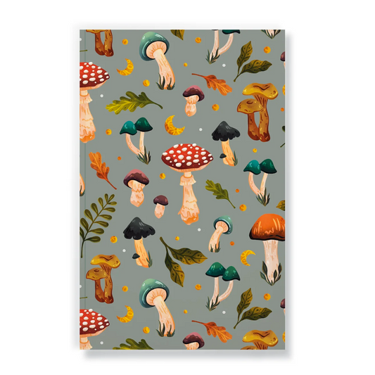 Classic Layflat Notebook - Mushroom Garden