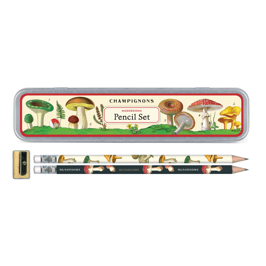Cavallini & Co. Pencil Set - Mushrooms