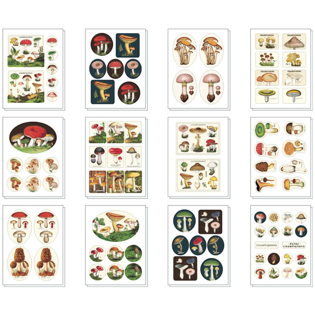 Cavallini & Co. Stickers - Mushrooms